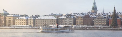 Vinterbåttur i Stockholm